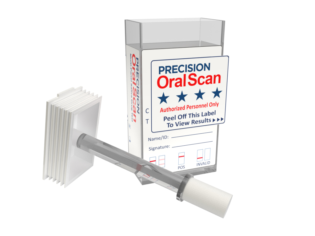 Precision OralScan - 6 Panel Saliva <span style='font-size:11px; color:#7d7d7d;'><br>THC50, AMP50, MAMP50, OPI40, COC20, BZO50</span>